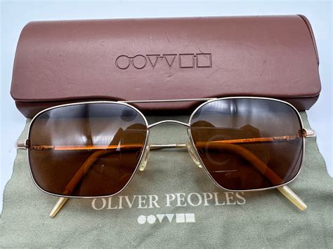 oliver peoples victory 55 cognac.